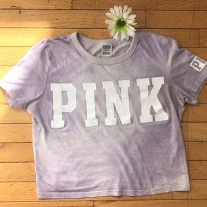 PINK Victoria Secret Purple dye t shirt